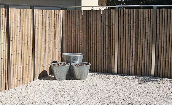 Bambussichtschutz im edlen Design